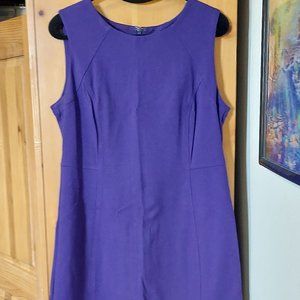 Purple Sheath Dress